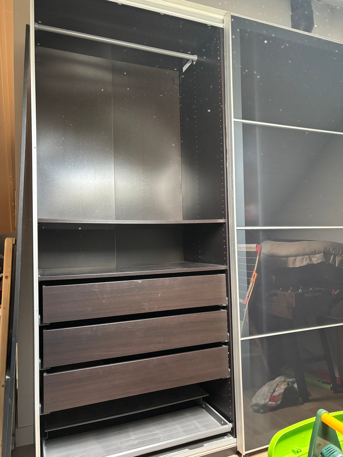 3x Pax komplement lade zwart/bruin IKEA, Ophalen, 50 tot 100 cm, Zo goed als nieuw, Minder dan 100 cm