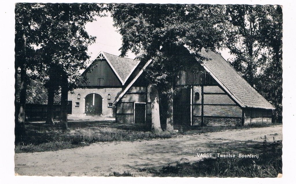 1 / VASSE : Twentse boerderij, Verzenden, 1960 tot 1980, Gelopen, Overijssel
