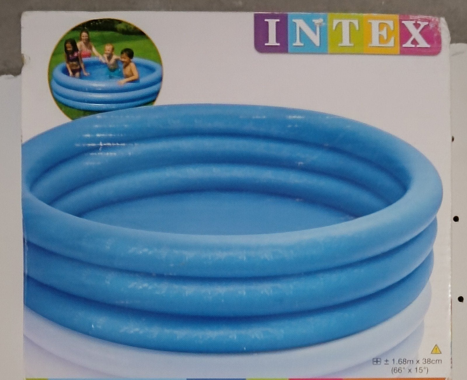 Intex Opblaaszwembad - Drie Ringen - 168x38cm, Drie personen of meer, Overige soorten