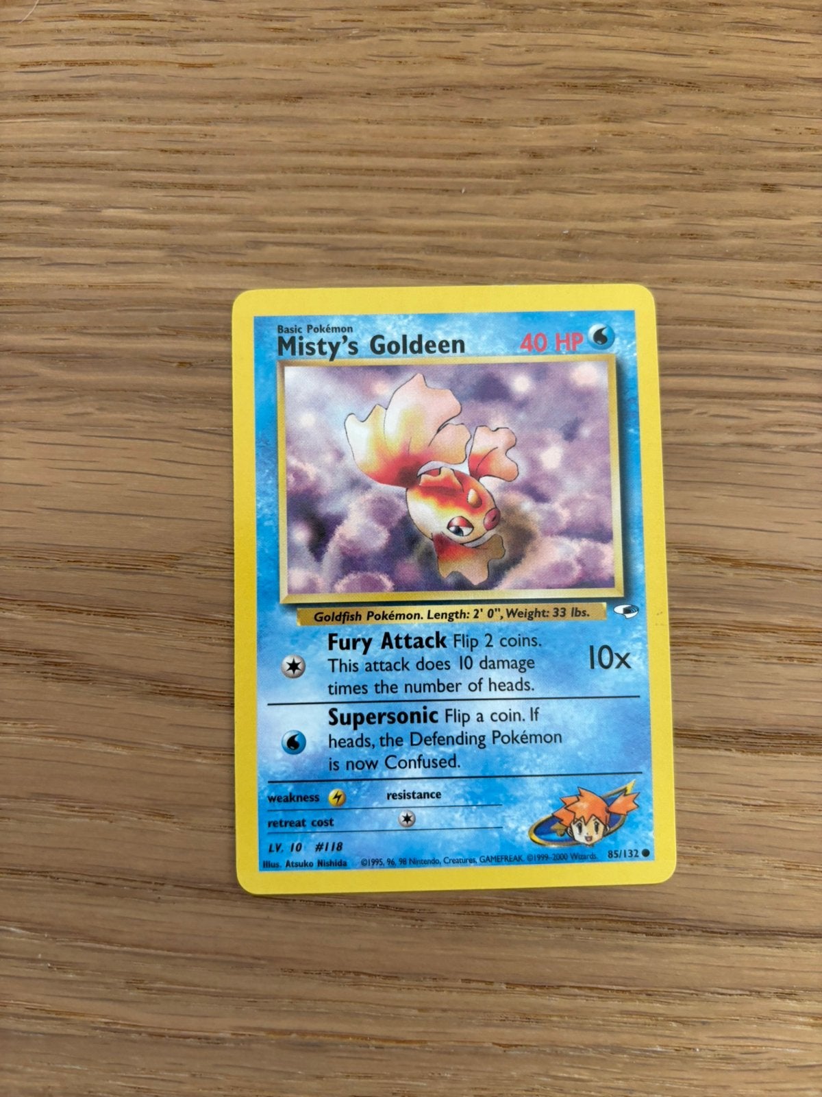 Misty’s Goldeen, Ophalen of Verzenden, Zo goed als nieuw, Losse kaart