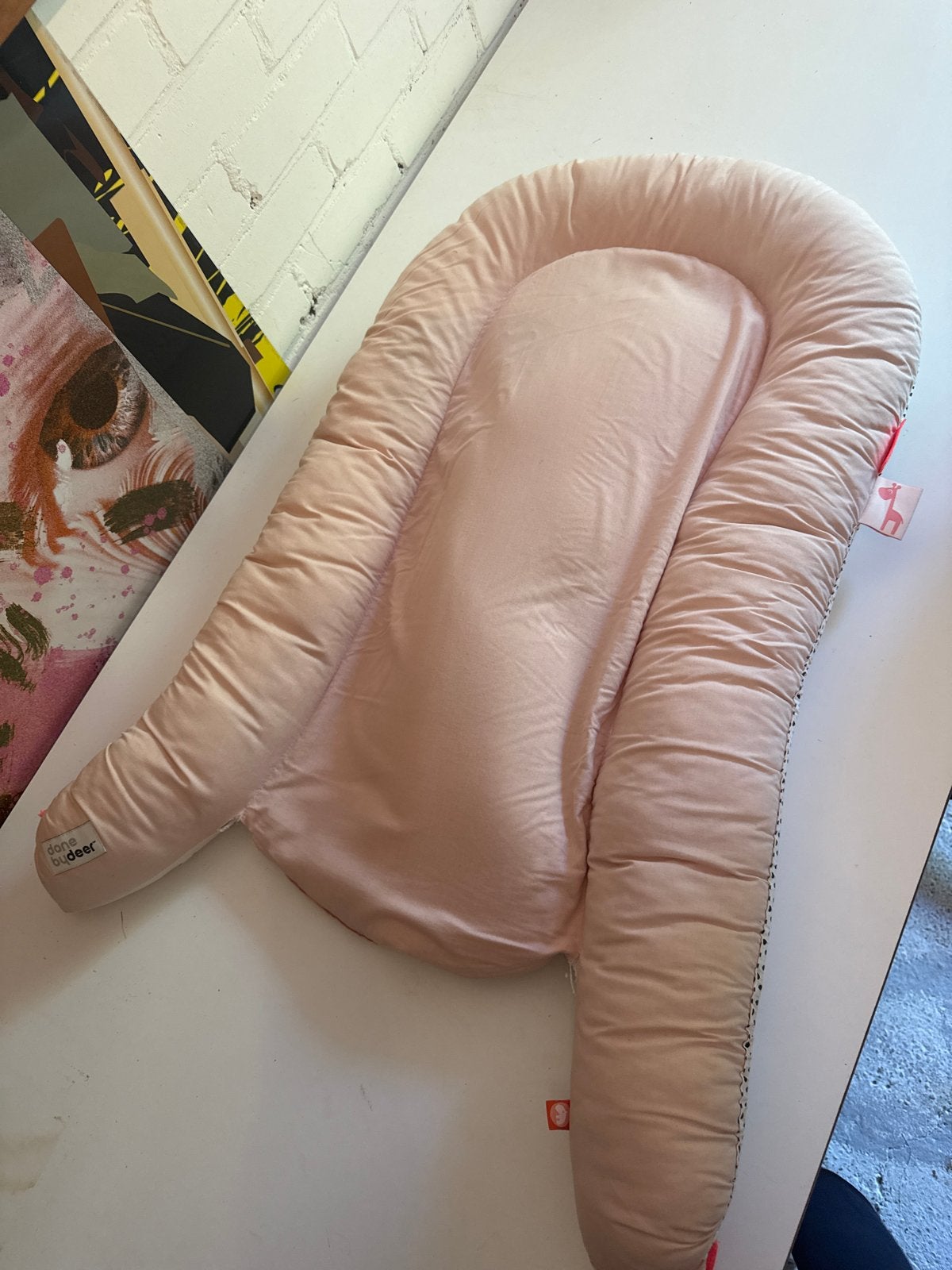 Done by Deer babynestje - Roze, Ophalen, Zo goed als nieuw, Overige typen