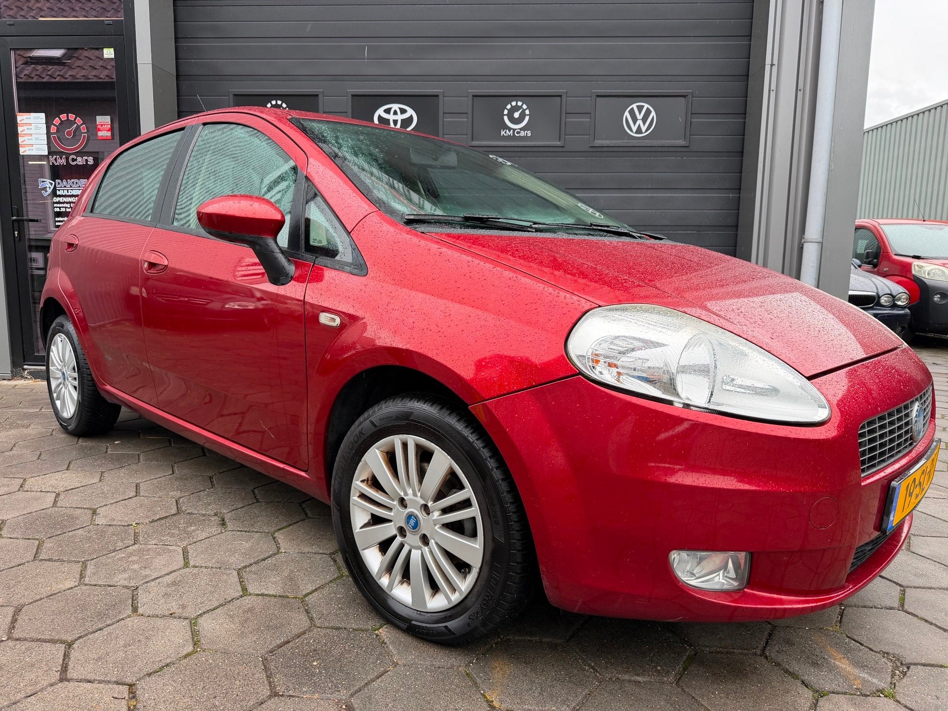 Fiat Grande Punto 1.4 Edizione Prima - New apk - Airco - Net, Voorwielaandrijving, Dealer onderhouden, Stof, Zwart