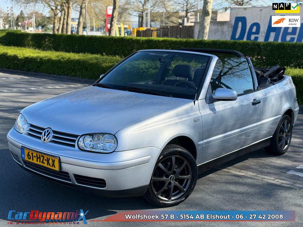 Volkswagen Golf Cabriolet 2.0 Trendline | Nieuwe APK | Rijd, Auto's, Gebruikt, 4 cilinders, 4 stoelen, 116 pk