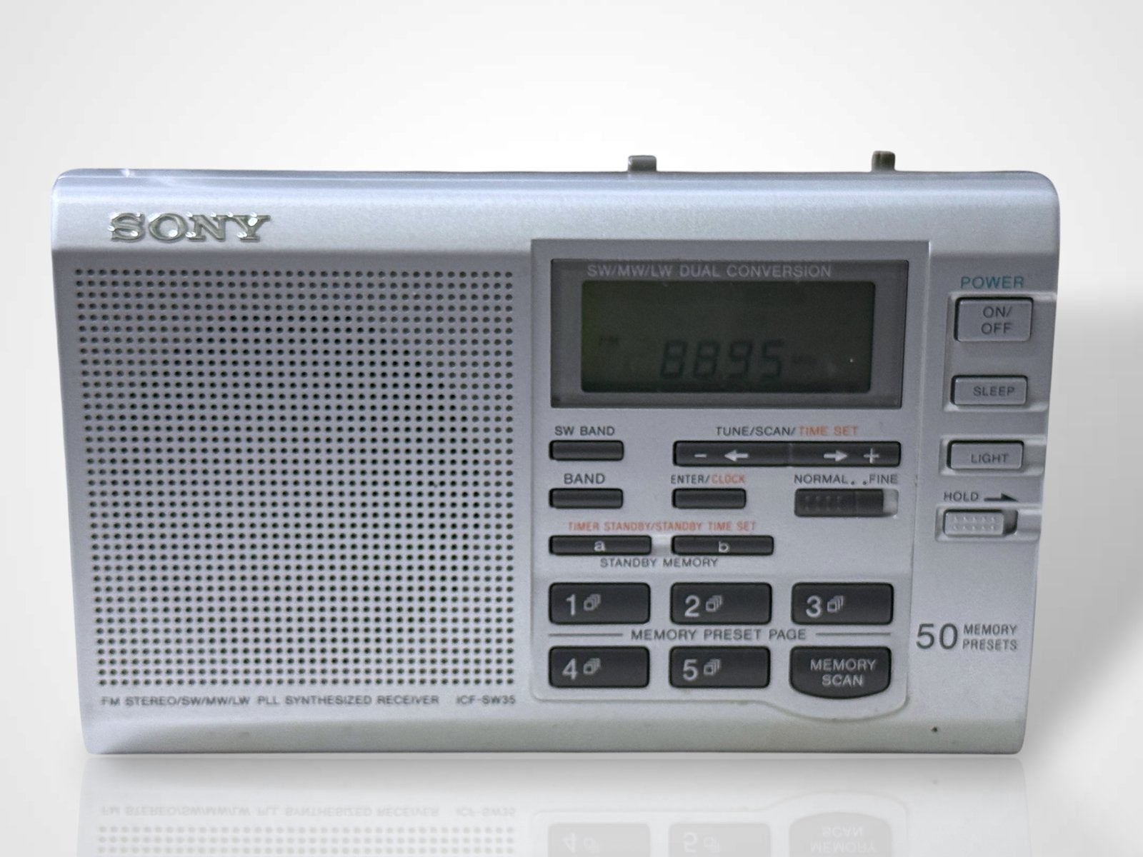 Sony ICF-SW35 Wereldontvanger - Topconditie, Sony, Ophalen of Verzenden, Zo goed als nieuw, Sony