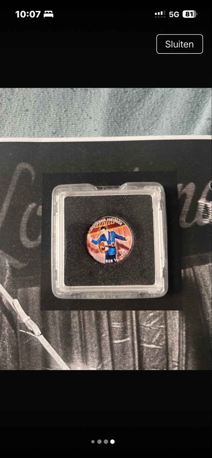 Elvis Presley Herdenkingsmunten Collectie, Ophalen of Verzenden, Zo goed als nieuw