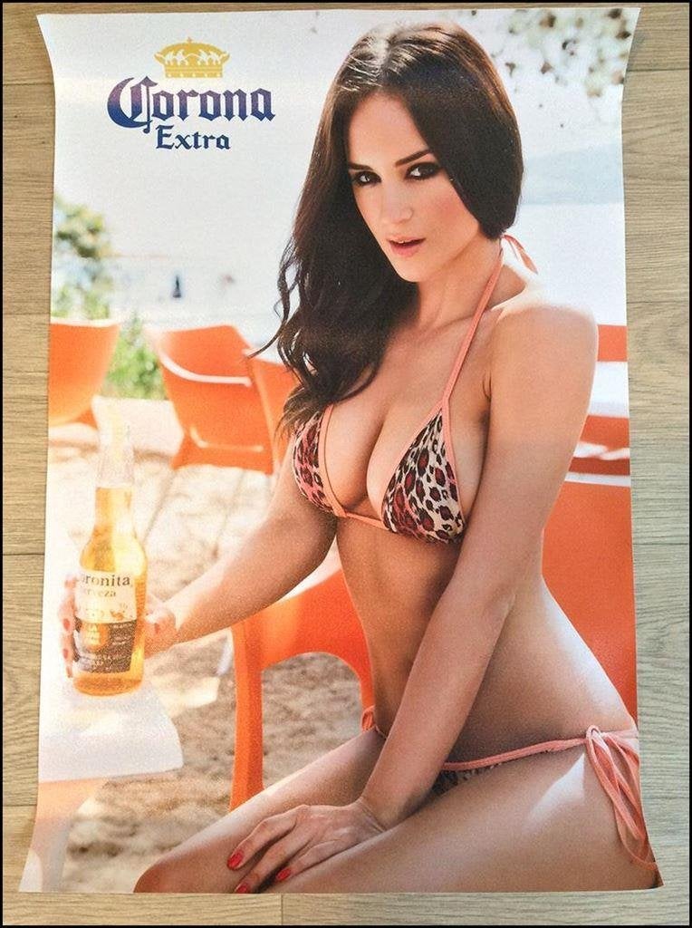 CORONA EXTRA Bier 60X40cm RECLAME POSTER, Verzenden, Nieuw, Reclamebord, Plaat of Schild, Overige merken