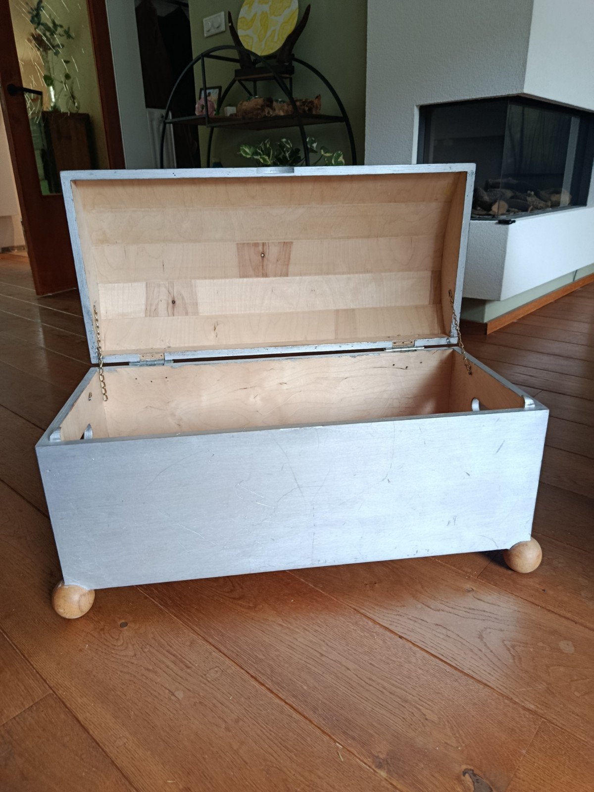 mooie zilveren kist, Ophalen, 50 – 75, Minder dan 50 cm, Gebruikt