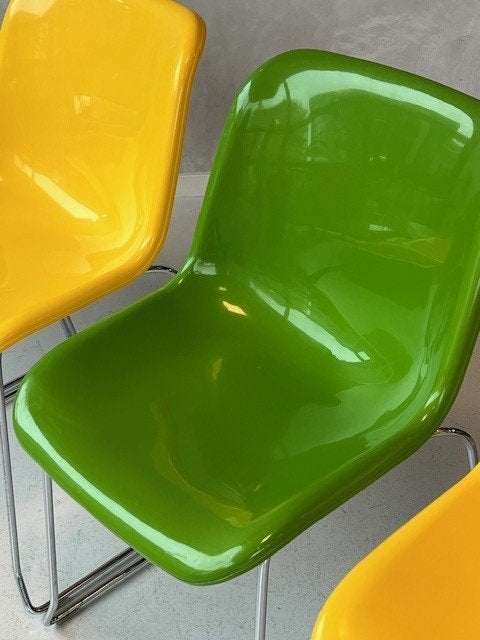 Artifort Spirit stoelen 8x Hajime Oonishi vintage prijs p/s, Huis en Inrichting, Overige kleuren, ., Vintage, Ophalen of Verzenden