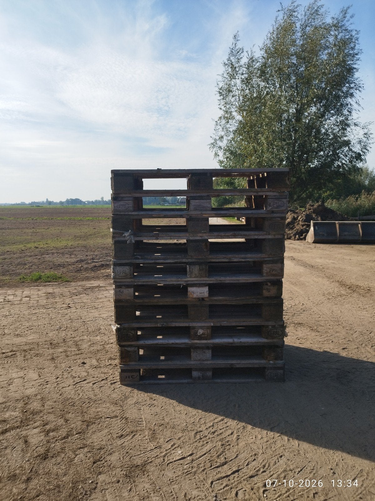 10 gebruikte Euro pallets - uitgezocht en heel, Ophalen