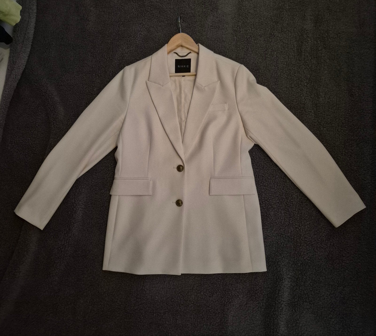 Nikkie blazer maat 42, zo goed als nieuw, Kleding | Dames, Beige, Maat 42/44 (L), Ophalen of Verzenden, Zo goed als nieuw