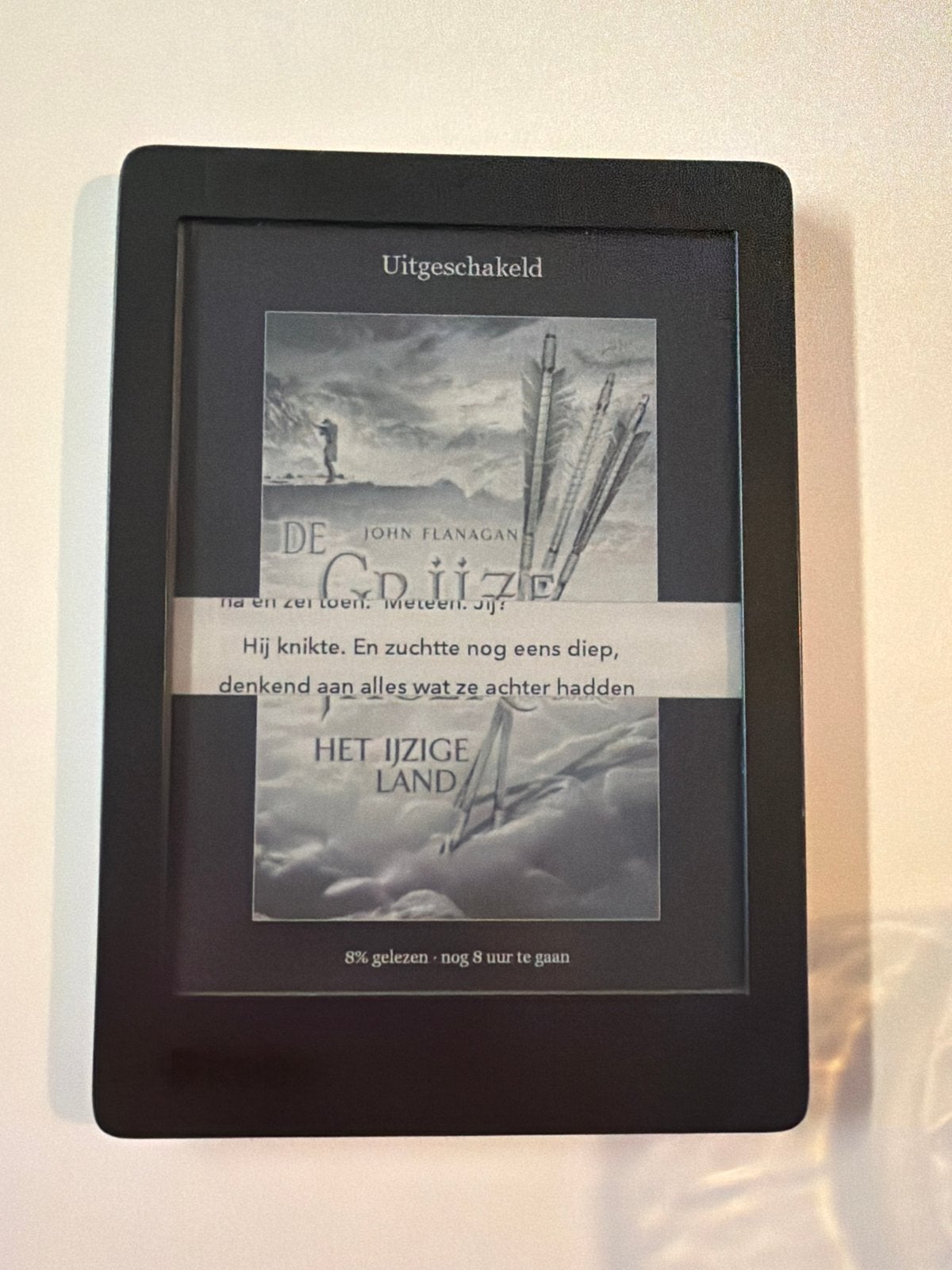 Defect Kobo aura e-reader - N236, Computers en Software, E-readers, Gebruikt, 8 GB, Ophalen of Verzenden, Touchscreen