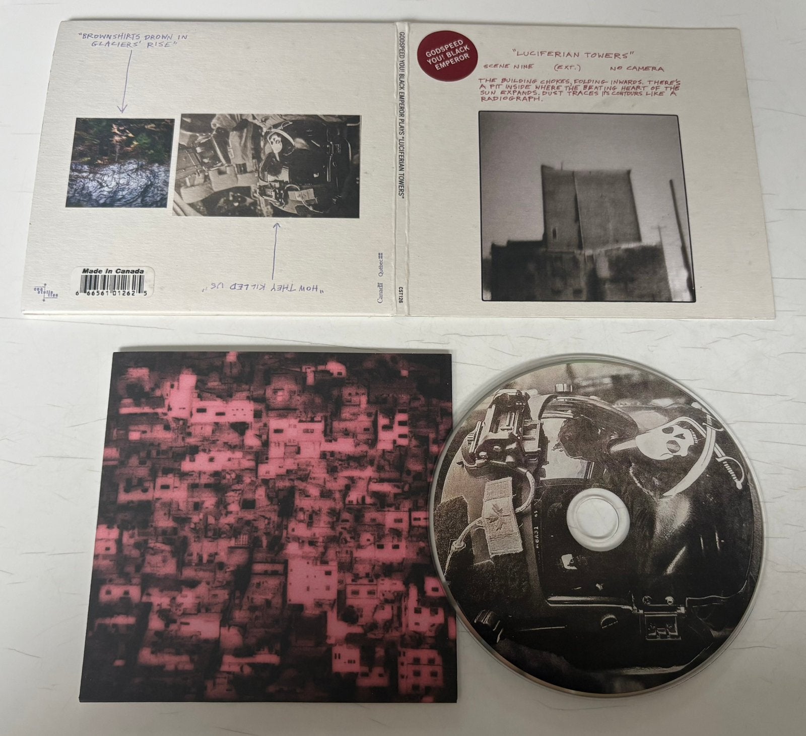 Gospeed you black emperor - Luciferian towers (digipak), Ophalen of Verzenden, Zo goed als nieuw, Poprock