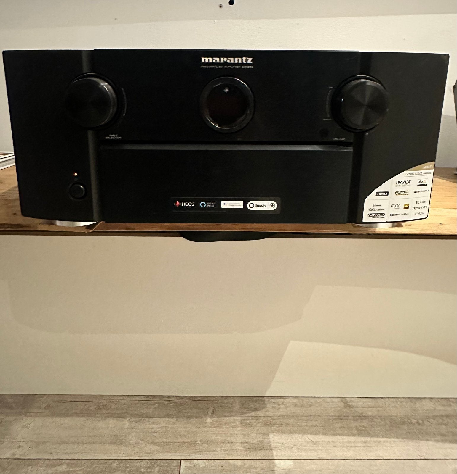 Marantz SR8015 AV Receiver + AudioQuest Y NRG kabel, Overige systemen, Zo goed als nieuw, 120 watt of meer, Ophalen