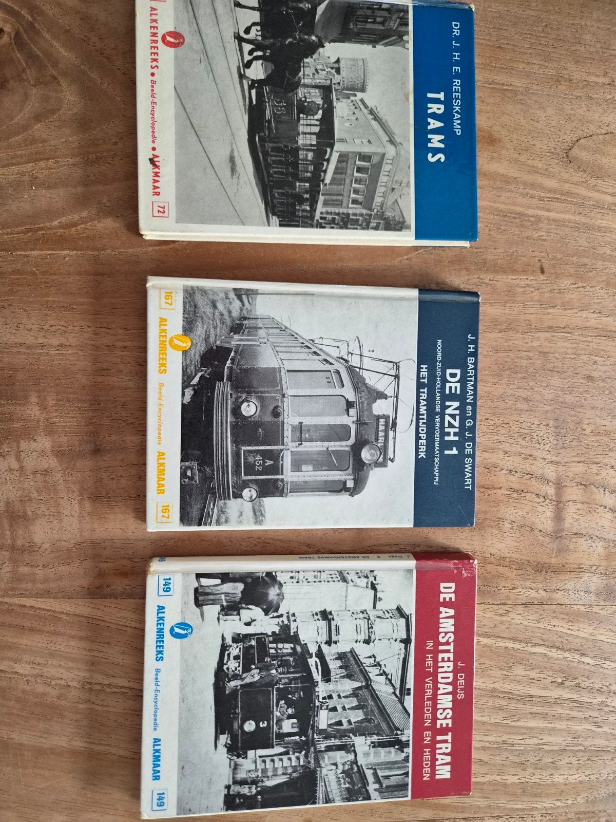 Verzamelaarsboekjes trams Alkenreeks 72, 149, 167, Ophalen of Verzenden, Zo goed als nieuw, Tram, Boek of Tijdschrift