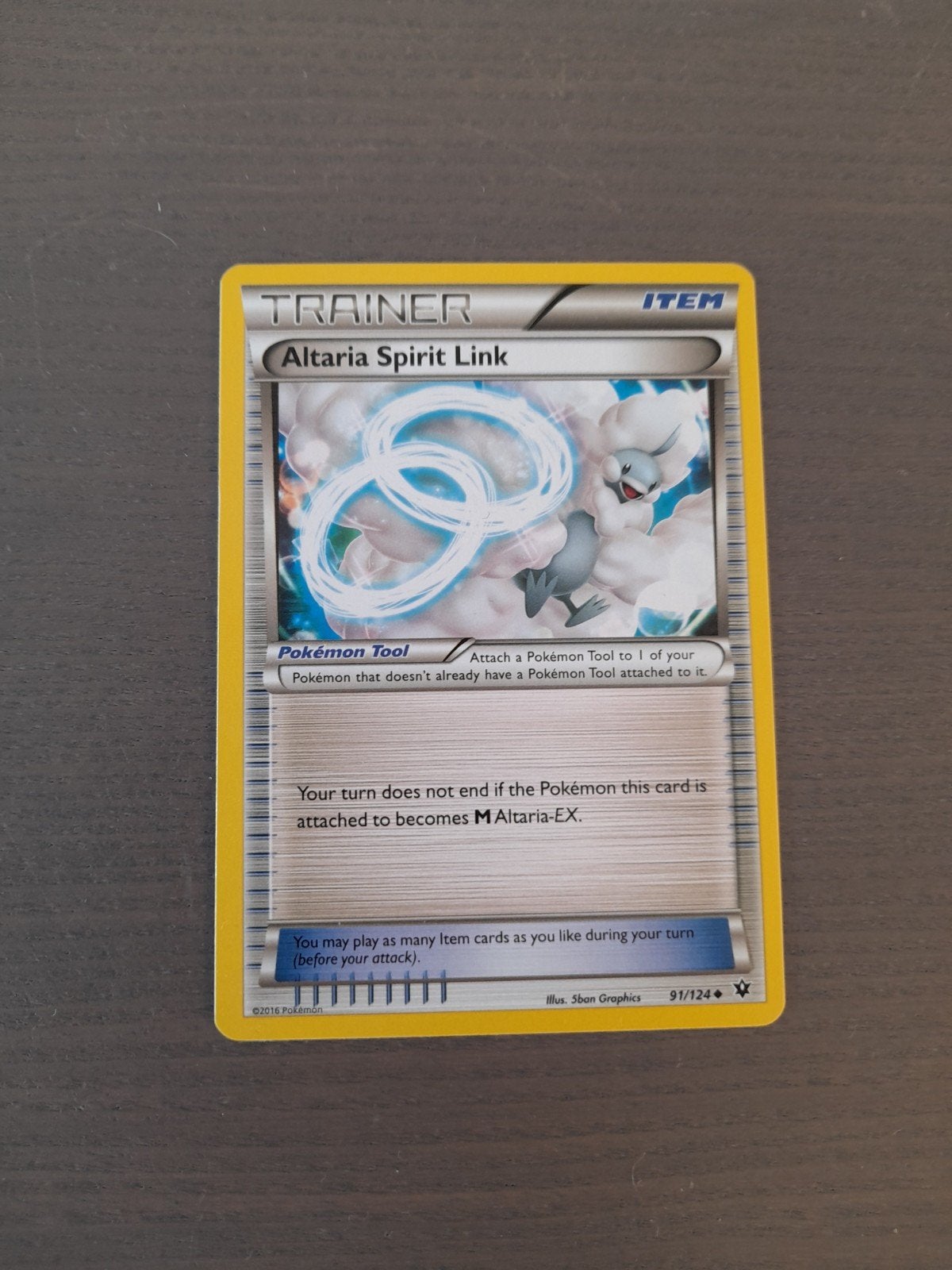 Fates collide 91/124 altaria spirit link, Ophalen of Verzenden, Gebruikt, Losse kaart