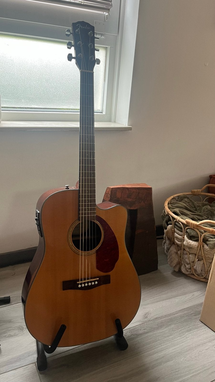 Fender CD-140SCE NAT WC Westerngitaar, Ophalen, Gebruikt, Western- of Steelstringgitaar, Met (piezo-)element
