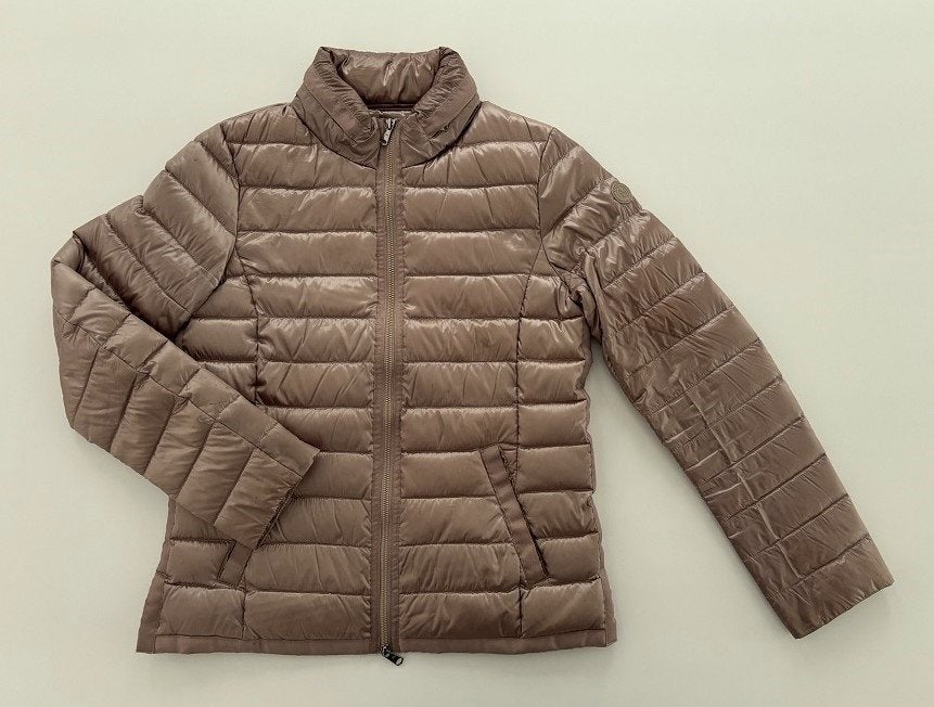 IN NIEUWSTAAT! Beaumont gewatteerde jack tussen jas taupe 36, Bruin, Verzenden, Beaumont, Zo goed als nieuw