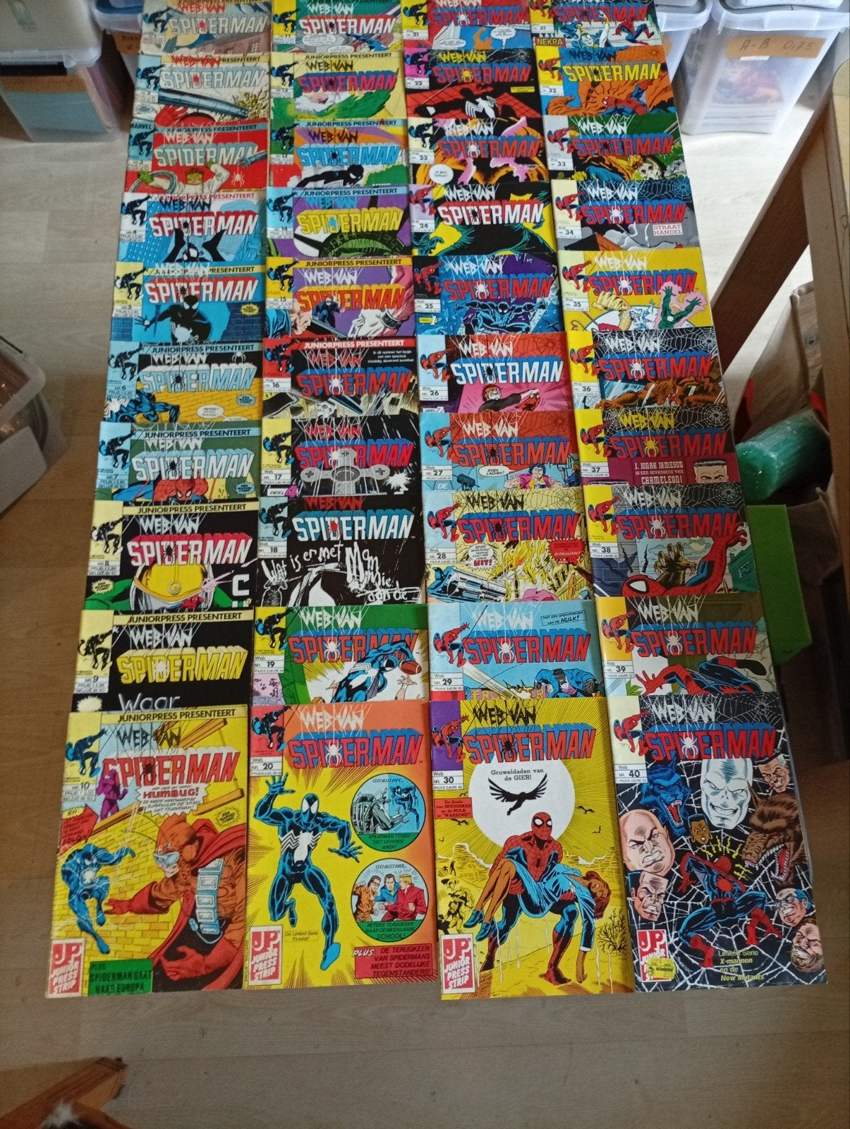 mooie verzameling comics van web van Spiderman 1 t/m 110, Boeken, Meerdere comics, Ophalen of Verzenden, Zo goed als nieuw, Amerika