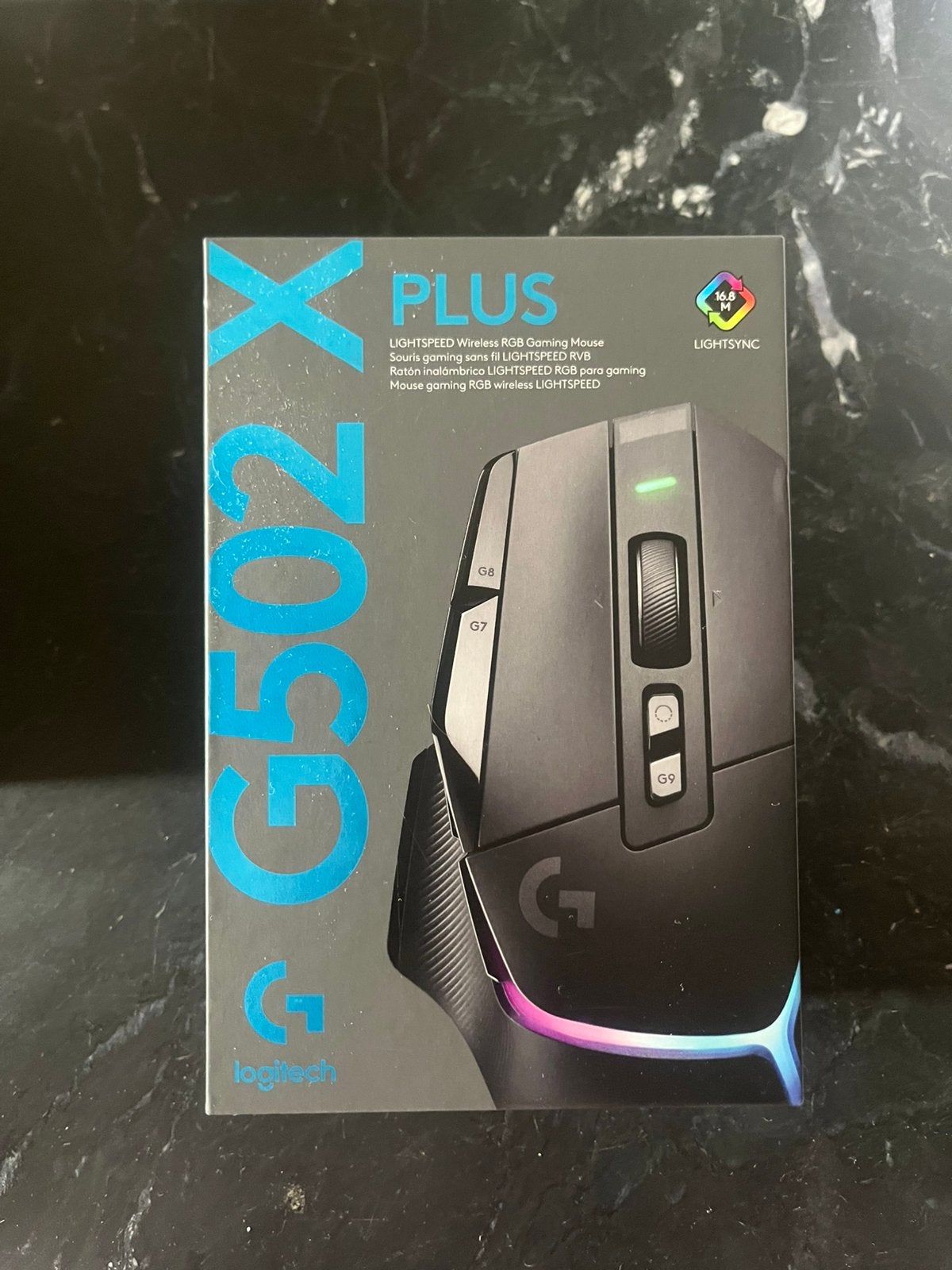 LOGITECH G G502 X Lightspeed Plus Zwart. Gamemuis, Ophalen of Verzenden, Nieuw