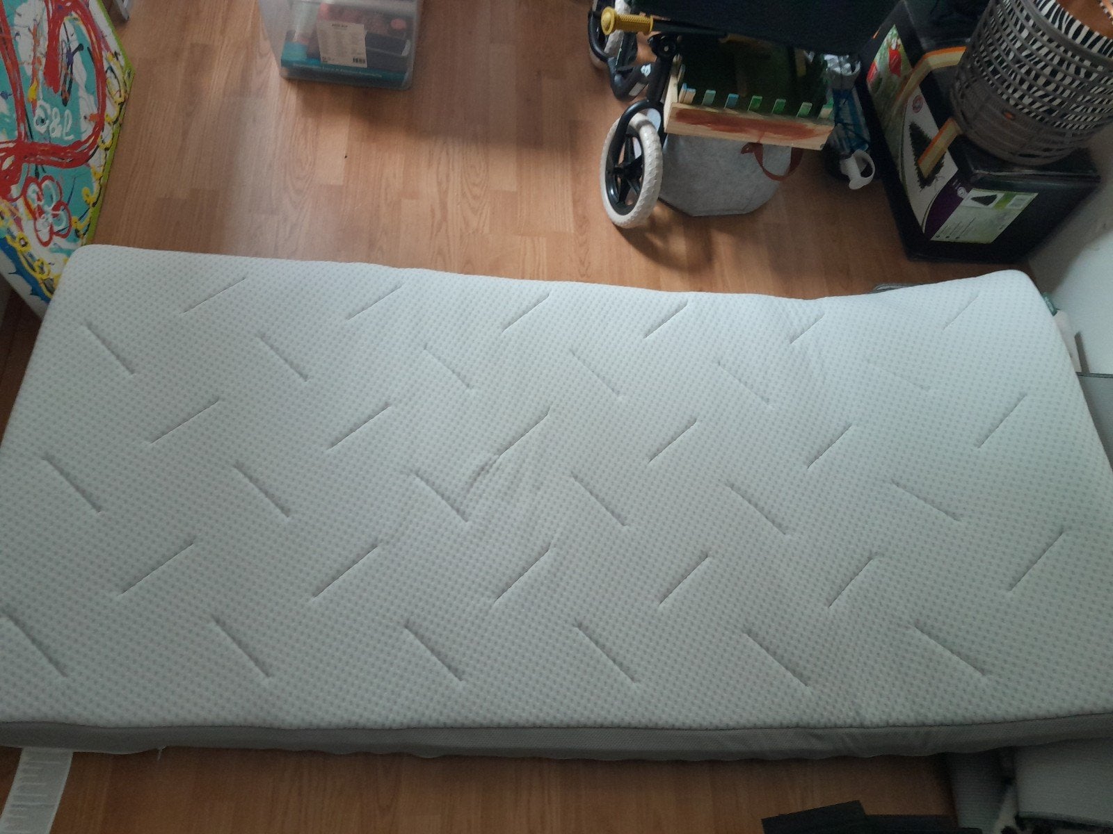 Nieuwe Wellpur topper 90x200 goldT65 Jysk, Ophalen, Nieuw, Eenpersoons, 90 cm