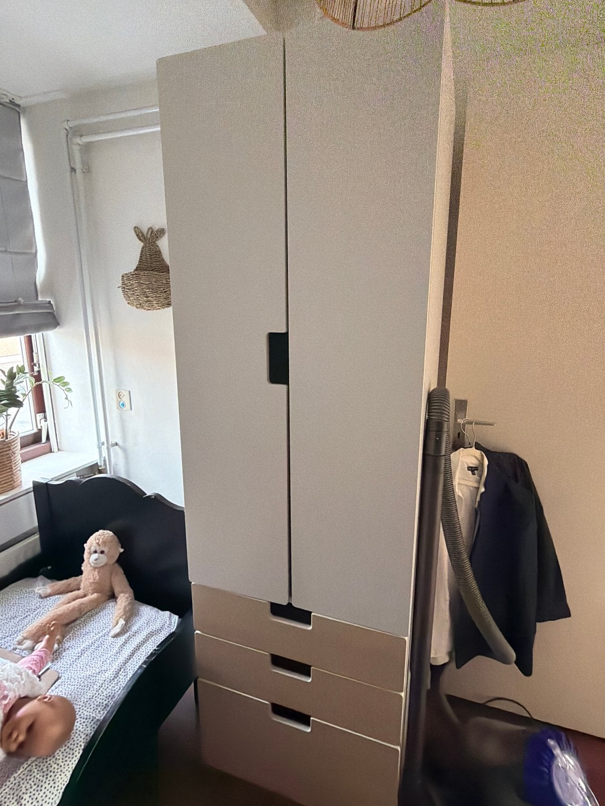 Kledingkast “stuva” met lades en hangruimte, Gebruikt, Met lade(s), 150 tot 200 cm, 25 tot 50 cm