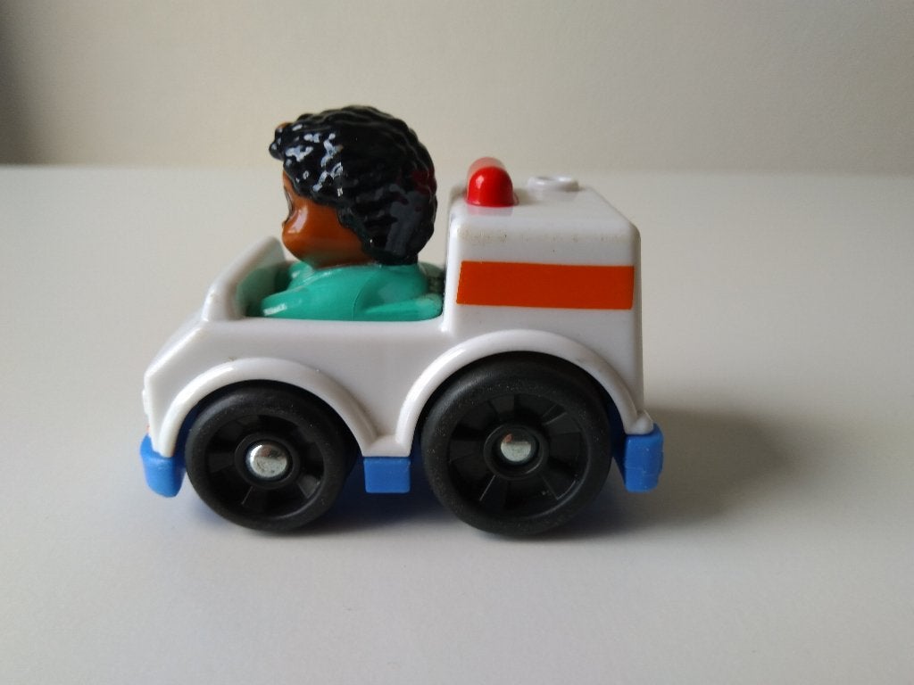 Fisher Price Little People ambulance, Ophalen of Verzenden, Zo goed als nieuw, Overige typen