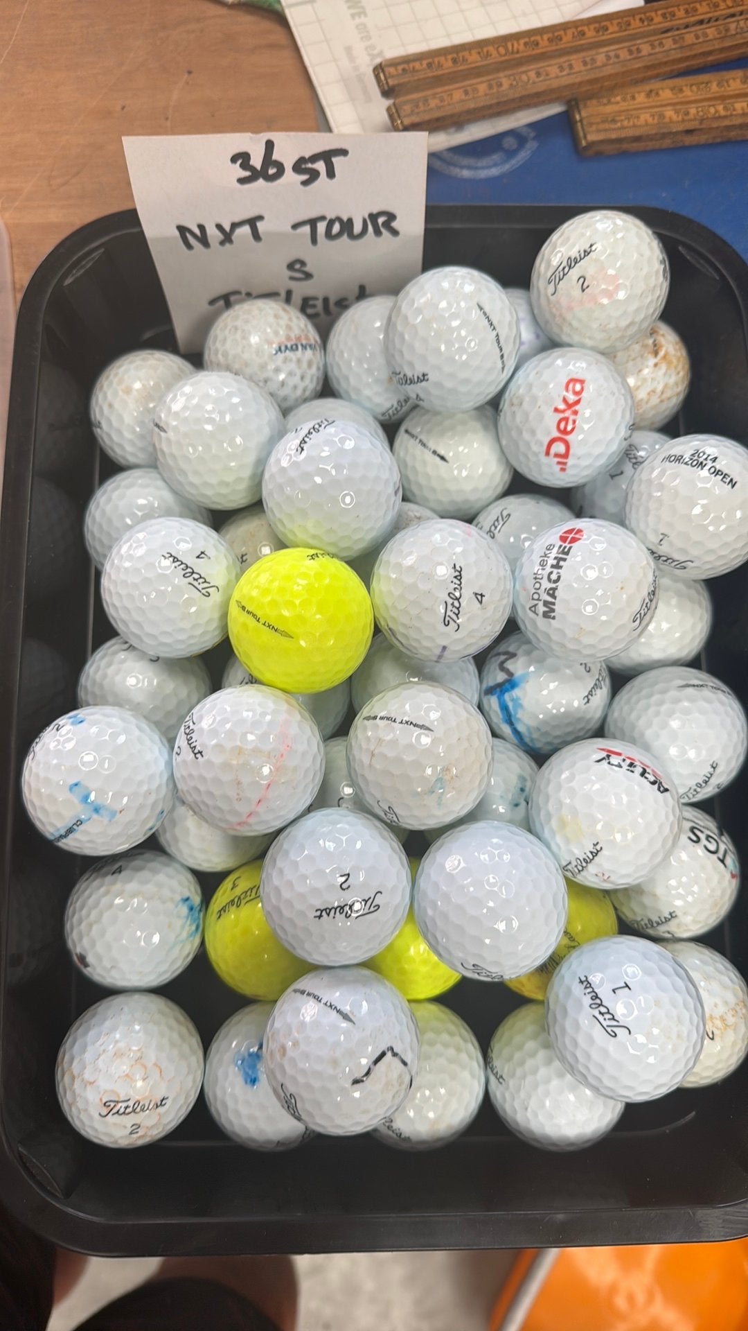 Titleist NXT Tour s, golfballen 36 stuks, Ophalen of Verzenden, Gebruikt, Bal(len)