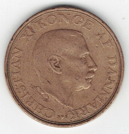 26-1153 Denemarken 1 krone 1943, Ophalen of Verzenden, Overige landen, Losse munt