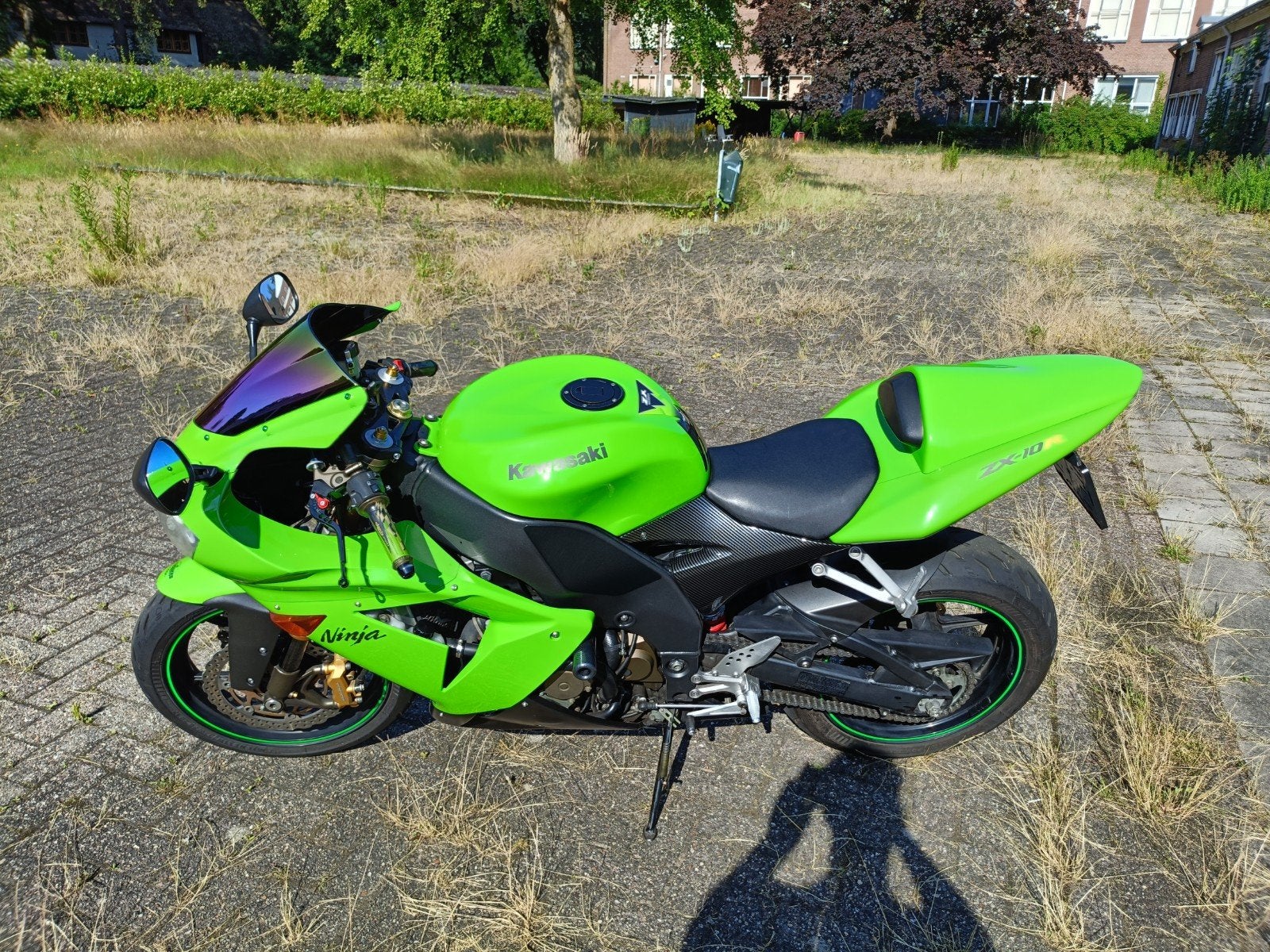 Kawasaki ZX-10R 2004 - Supersport motor, Motoren, Motoren | Kawasaki, Sportuitlaat, 4 cilinders, Motorrijbewijs A, Gebruikt