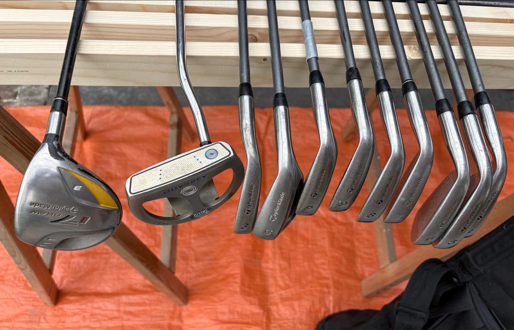 Complete TaylorMade Golfset met Odyssey Putter en Accessoire, Ophalen of Verzenden, Gebruikt, Set, Overige merken