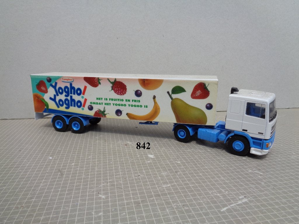 lion daf 95 yogho yogho, Ophalen of Verzenden, Zo goed als nieuw, Bus of Vrachtwagen, Lion Toys
