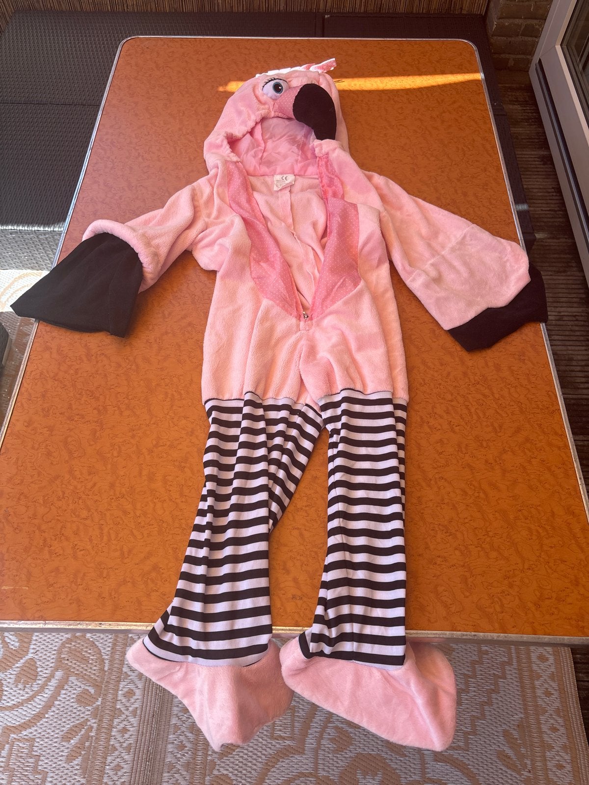 Roze Flamingo Carnavalspak Maat 104, Ophalen of Verzenden, Gebruikt, 104 of kleiner, Jongen of Meisje