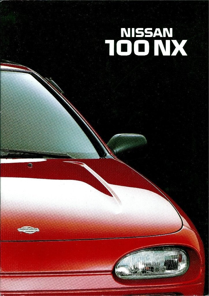 Brochure Nissan 100 NX 1994, Ophalen of Verzenden, Gelezen, Nissan