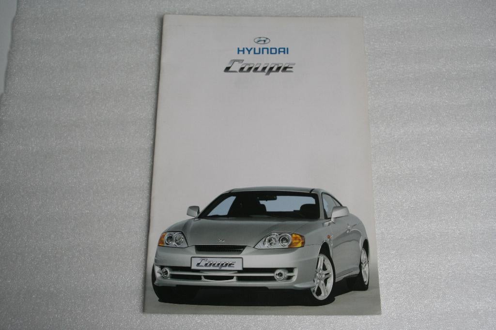 Folder Hyundai Coupe (circa 2003) (6), Ophalen of Verzenden, Nieuw, Overige merken