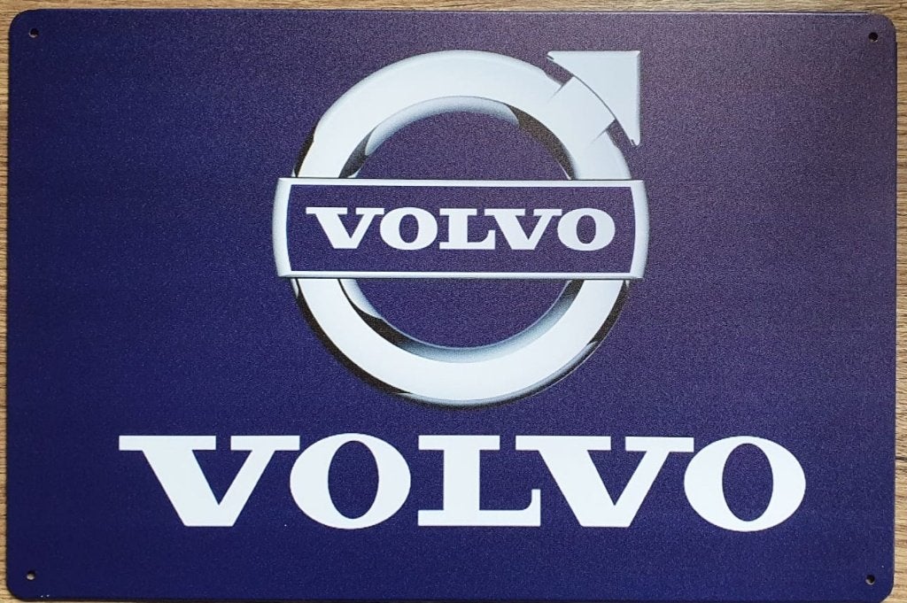 Volvo logo auto reclamebord van metaal wandbord decoratie, Ophalen of Verzenden, Nieuw, Auto's