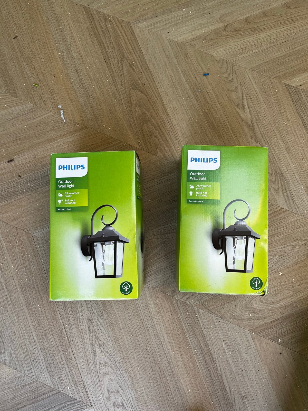 2x Philips Buzzard Buitenlamp - Nieuw en Ongebruikt, Tuin en Terras, Ophalen, Minder dan 50 watt, Wandlamp, Netvoeding