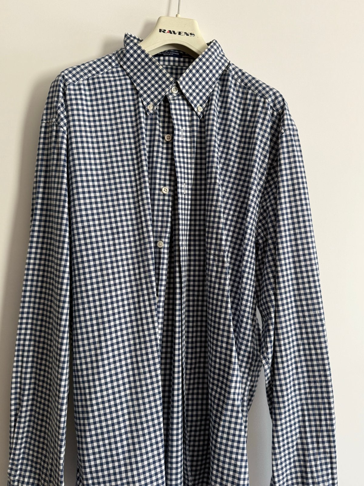 Gant heren blouse XL - Casual of Oktoberfest, Ophalen of Verzenden, Gedragen, Blauw, Halswijdte 43/44 (XL)