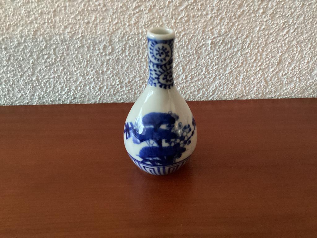 Prachtig Japans miniatuur flesvaasje, puntgaaf!, Ophalen of Verzenden