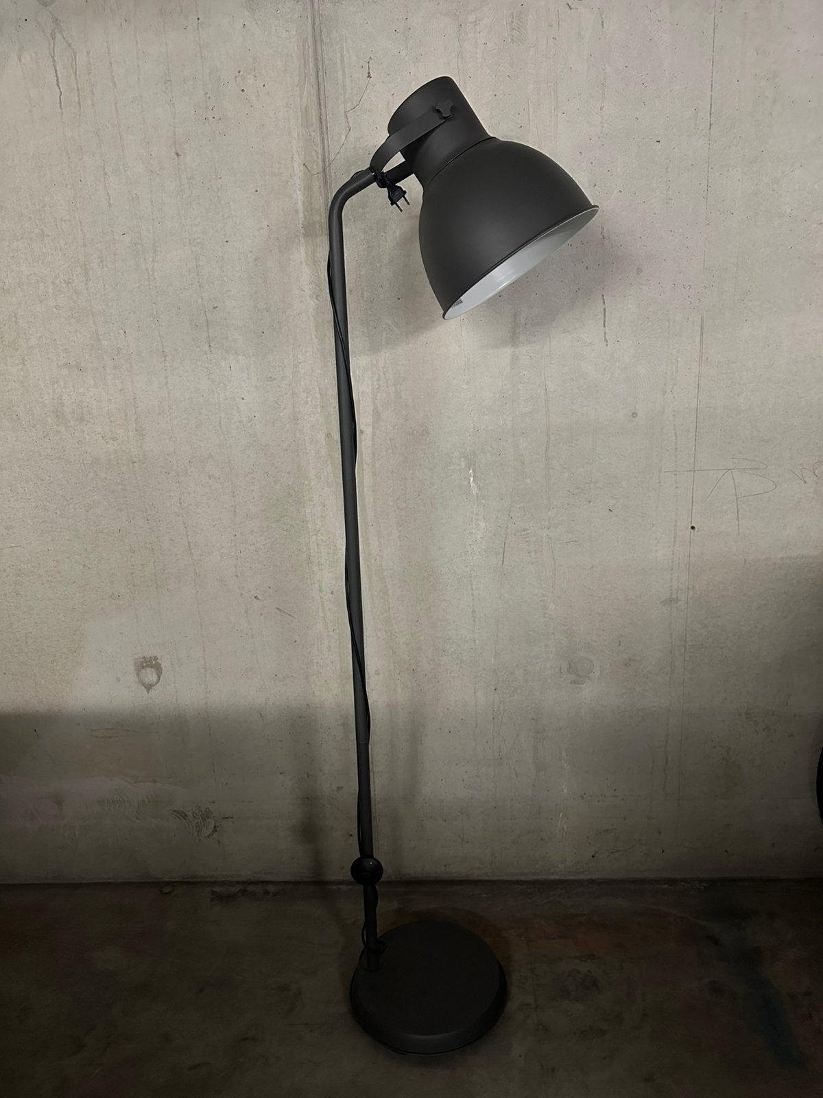 IKEA Hektar antraciet grijze staande lamp, Ophalen, Zo goed als nieuw, 150 tot 200 cm