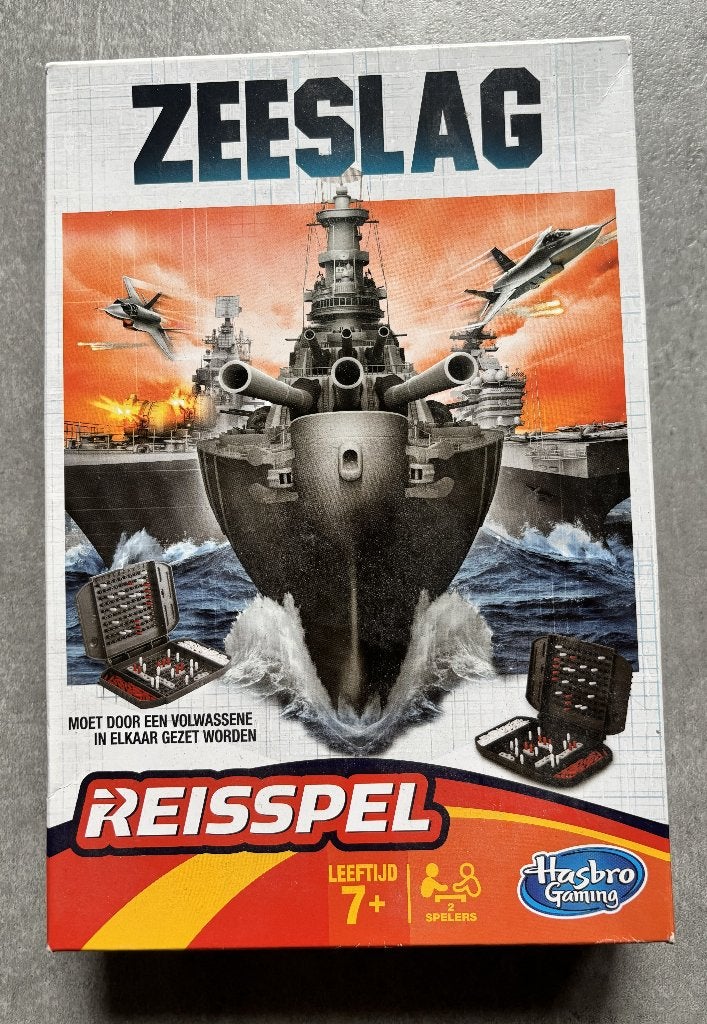 Zeeslag Reisspel, Een of twee spelers, Ophalen of Verzenden, Zo goed als nieuw, Hasbro