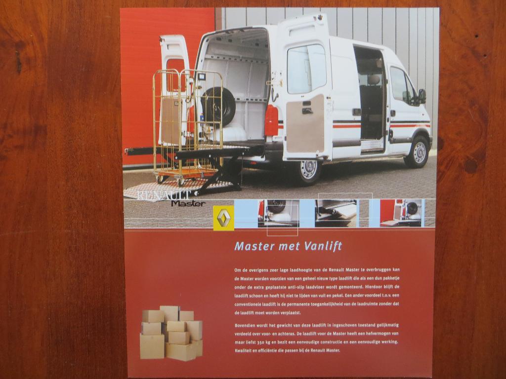 Renault Master met Vanlift (Terberg Specials), Boeken, Ophalen of Verzenden, Nieuw, Renault