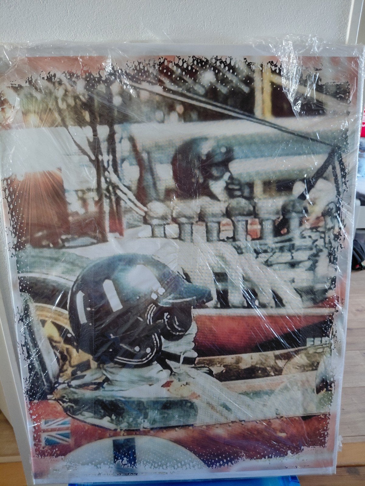 Graham Hill F1 repro canvas schilderij, Ophalen