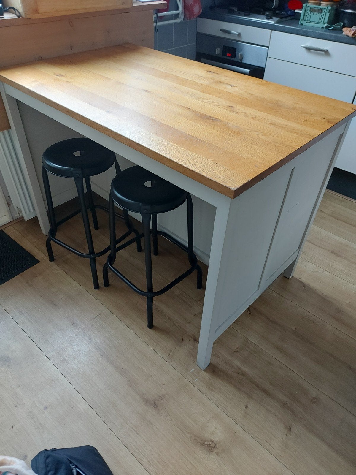 Ikea keuken eiland, Ophalen