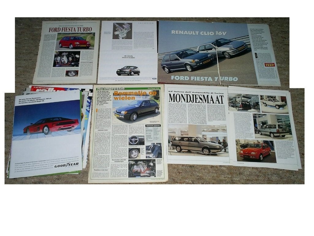 Ford Fiesta Turbo [ 10 verschillende testen en info's ], Verzenden, Zo goed als nieuw, Ford