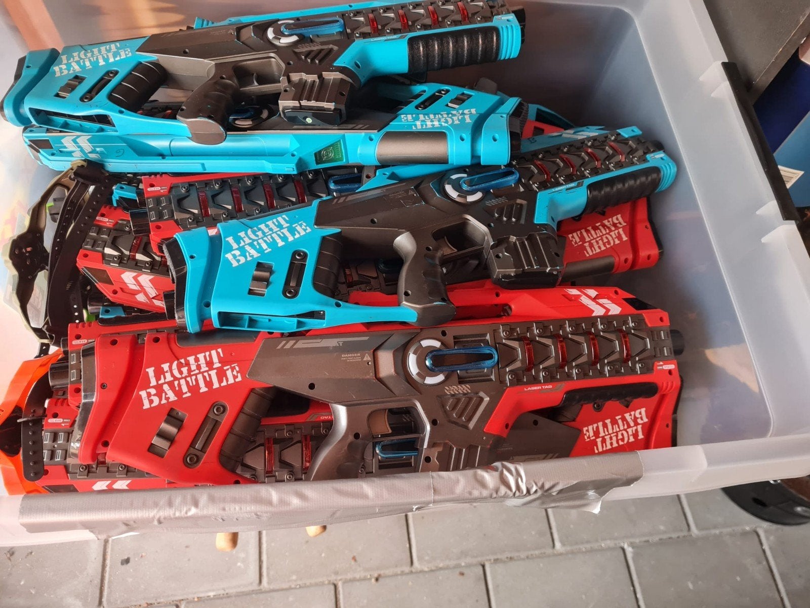 ****LIGHT BATTLE LASERGUNS****, Ophalen of Verzenden, Zo goed als nieuw
