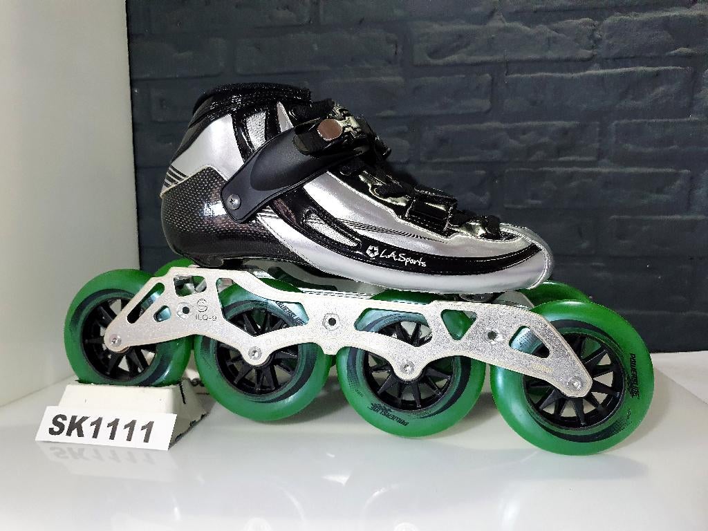 LA Sports Pro Skeelers Skates 4x110 110mm Wielen Maat 45, Verzenden, Nieuw, Kinderen, Inline skates 4 wielen
