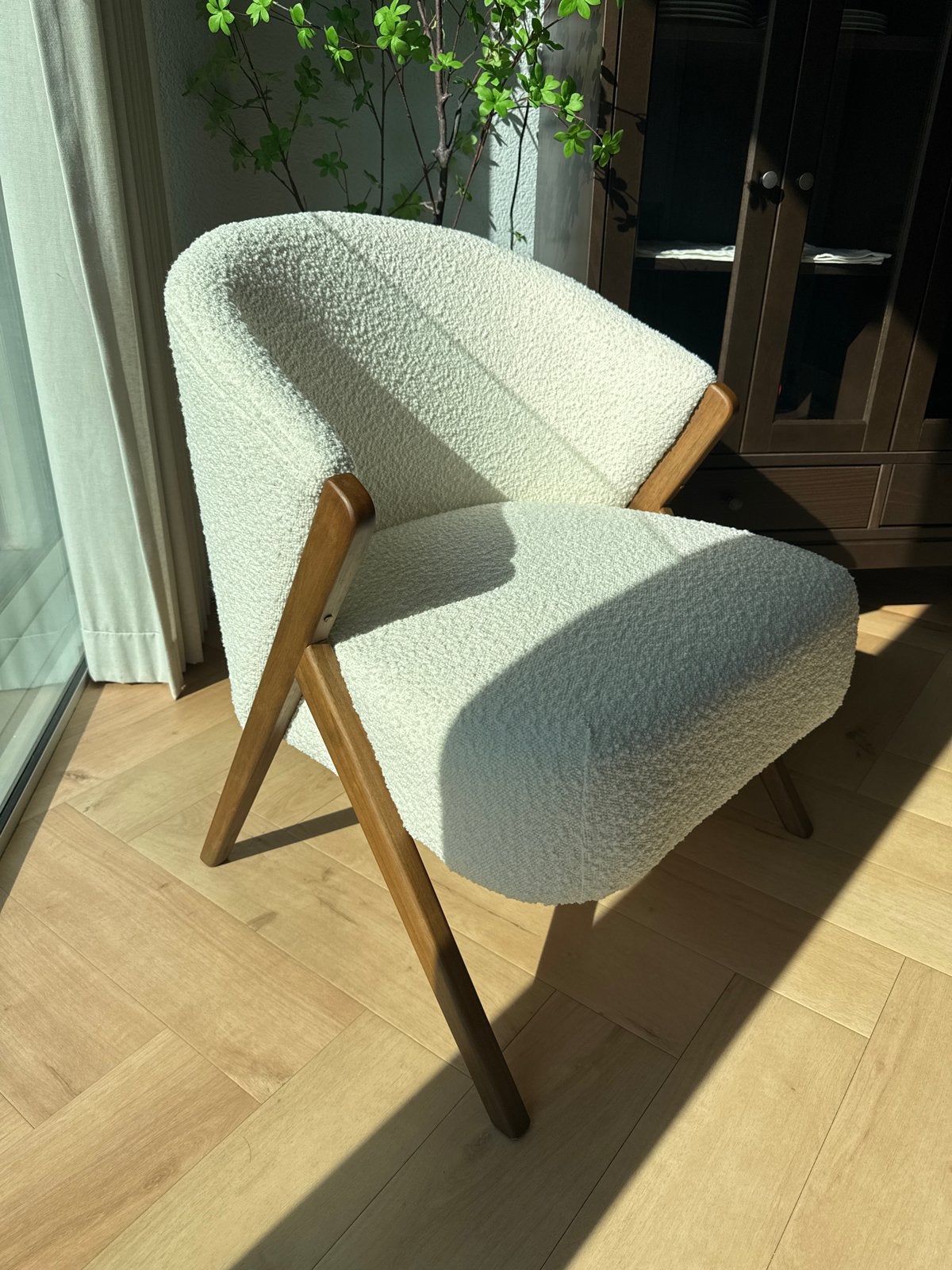 Zo goed als nieuwe fauteuil van Zara Home, Huis en Inrichting, Stoelen, Zo goed als nieuw, Eén, Hout, Wit, Ophalen