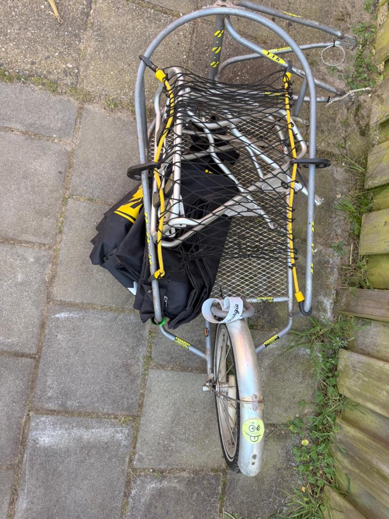 Fietskar BOB Yak, Opvouwbaar, Bagagekar, Ophalen of Verzenden, Zo goed als nieuw