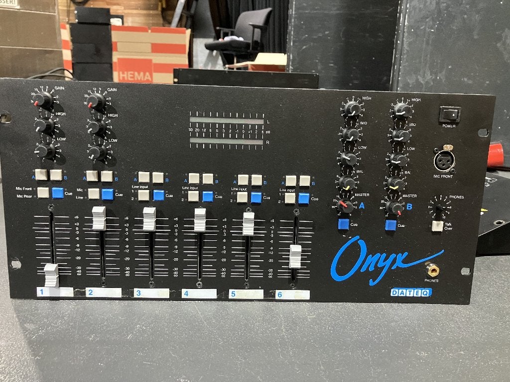 Dateq ONYX, Ophalen, Gebruikt, Audio
