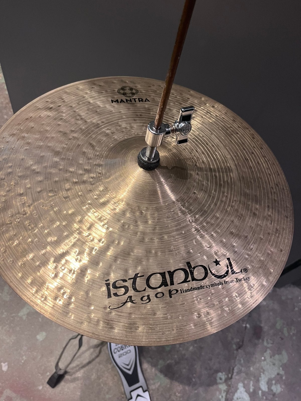 Istanbul Agop Mantra hand made Hi-Hats, Ophalen of Verzenden, Zo goed als nieuw, Overige merken